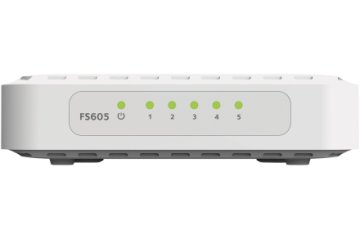 NETGEAR FS605 Fast Ethernet (10/100) Bianco