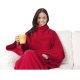 Innofit INN-066 coperta con maniche 140 x 180 cm Tessuto felpato Rosso 2