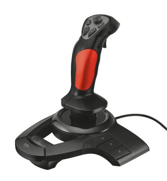 Trust GXT 555 Predator Nero, Rosso USB 2.0 Joystick PC
