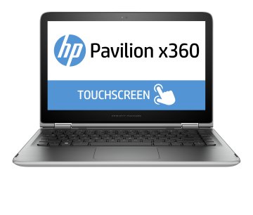 HP Pavilion x360 13-s100nl Ibrido (2 in 1) 33,8 cm (13.3") Touch screen Intel® Core™ i3 i3-6100U 4 GB DDR3L-SDRAM 500 GB HDD Wi-Fi 4 (802.11n) Windows 10 Home Argento