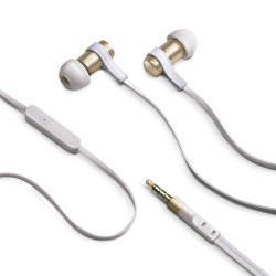 Celly BSIDE35GD cuffia e auricolare Cablato In-ear Musica e Chiamate Oro, Bianco