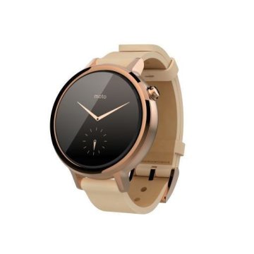 Motorola Moto 360 3,48 cm (1.37") LCD Digitale 360 x 325 Pixel Touch screen Oro, Rosso Wi-Fi