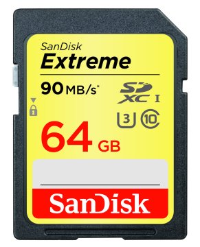 SanDisk 64GB Extreme SDXC U3/Class 10 UHS-I Classe 10
