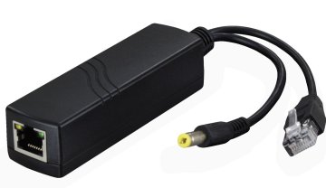 Atlantis Land NetPower SPLIT1 divisore di rete Supporto Power over Ethernet (PoE) Nero