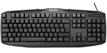 Nilox KT30U tastiera USB QWERTY Italiano Nero