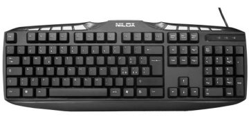 Nilox KT30M tastiera Casa USB QWERTY Italiano Nero
