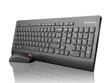 Lenovo 0A34067 tastiera Mouse incluso Ufficio RF Wireless Nero