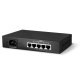 Atlantis Land NetPower F5PoE 4-A Non gestito Fast Ethernet (10/100) Supporto Power over Ethernet (PoE) Nero 3