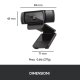 Logitech C920 HD Pro Webcam, Videochiamata Full HD 1080p/30fps, Audio Stereo ‎Chiaro, ‎Correzione Luce HD, Funziona con Skype, Zoom, FaceTime, Hangouts, ‎‎PC/Mac/Laptop/Tablet/Chromebook - Nero 8