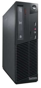 Lenovo ThinkCentre M73 Intel® Core™ i5 i5-4460 4 GB DDR3-SDRAM 500 GB HDD Windows 7 Professional SFF PC Nero