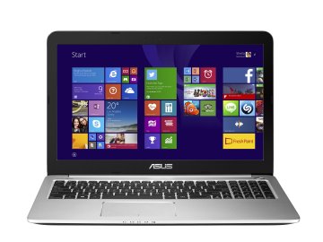 ASUS K501UB-DM008T Intel® Core™ i7 i7-6500U Computer portatile 39,6 cm (15.6") Full HD 8 GB DDR3-SDRAM 1 TB HDD NVIDIA® GeForce® GT 940M Windows 10 Home Blu, Grigio