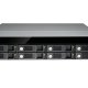 QNAP TVS-871U-RP NAS Armadio (2U) Intel® Pentium® G3250 4 GB DDR3 0 TB QNAP Turbo System Nero, Grigio 2