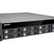 QNAP TVS-871U-RP NAS Armadio (2U) Intel® Pentium® G3250 4 GB DDR3 0 TB QNAP Turbo System Nero, Grigio 11