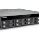 QNAP TVS-871U-RP NAS Armadio (2U) Intel® Pentium® G3250 4 GB DDR3 0 TB QNAP Turbo System Nero, Grigio 12