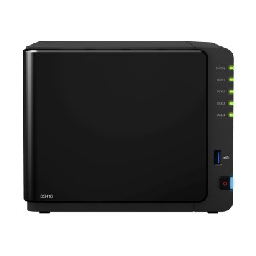 Synology DiskStation DS416 server NAS e di archiviazione Desktop Annapurna Labs AL212 1 GB DDR3 0 TB DiskStation Manager Nero