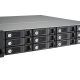 QNAP TS-1253U server NAS e di archiviazione Armadio (2U) Intel® Celeron® 4 GB DDR3L 0 TB QNAP Turbo System Nero, Grigio 12