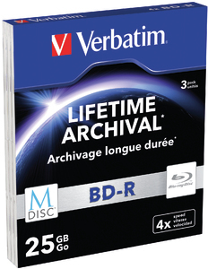 Verbatim 43827 disco vergine Blu-Ray BD-R 25 GB 3 pz