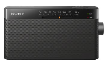 Sony ICF-306 radio Portatile Analogico Nero