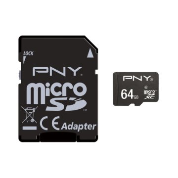 PNY SDU64GPER25-EF memoria flash 64 GB MicroSD Classe 10