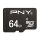 PNY SDU64GPER25-EF memoria flash 64 GB MicroSD Classe 10 4