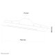 Neomounts KEYB-V100 Portatastiera e portamouse - larg. 75 cm 4