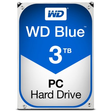 Western Digital Blue disco rigido interno 3 TB 5400 Giri/min 64 MB 3.5" Serial ATA III