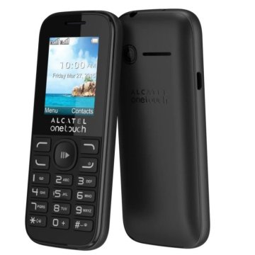 Alcatel 10-52D 4,57 cm (1.8") 63 g Nero Telefono di livello base