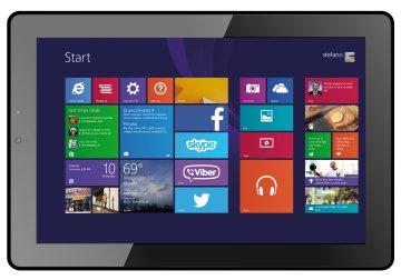 Mediacom WinPad 10.1 X100 Intel Atom® 32 GB 25,6 cm (10.1") 1 GB Windows 8.1 Nero