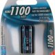 Ansmann 1x2 NiMH 1100 mAh Micro / AAA / HR03 Mini Stilo AAA Nichel-Metallo Idruro (NiMH) 2