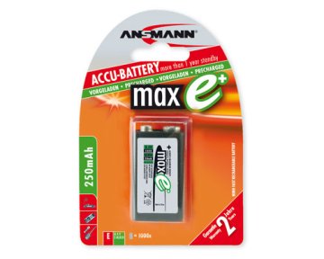 Ansmann 2500mAh AA maxE plus E-Block Nichel-Metallo Idruro (NiMH)
