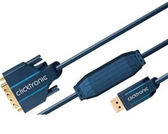 ClickTronic 20m DisplayPort/DVI Blu
