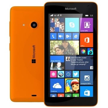 Microsoft Lumia 535 Dual SIM 12,7 cm (5") Doppia SIM Windows Phone 8.1 3G Micro-USB B 1 GB 8 GB 1905 mAh Arancione