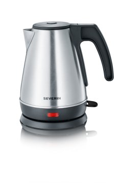 Severin WK 3333 bollitore elettrico 1 L 1800 W Nero, Acciaio inox