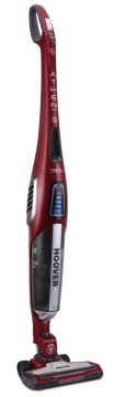 Hoover Athen Evo ATV30RM 011 Aspirapolvere elettrica EPA Senza sacchetto 1 L Rosso, Metallico