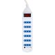 Techly Multipresa 6 Posti Italiana 10A con Interruttore Bianco 3