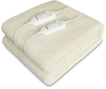 Howell HO.SCL24L scaldaletto Coperta elettrica Bianco Lana