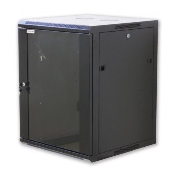 Techly I-CASE EW-2012BKL rack 12U Da parete Nero