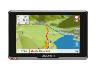 Becker active.5sl EU navigatore Palmare/Fisso 12,7 cm (5") Touch screen Grigio, Nero