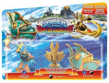 Activision Skylanders SuperChargers - Racing Pack Sky : Astroblast + Sun Runner + Villain Sky Trophy