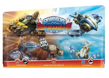 Activision Skylanders SuperChargers - Triple Pack : Shark Shooter Terrafin + Shark Tank + Jet Stream