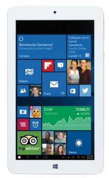 Mediacom WinPad W700 Intel Atom® 16 GB 17,8 cm (7") 1 GB Windows 10 Home Verde, Bianco