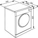 Smeg DHT71EIT-1 asciugatrice Libera installazione Caricamento frontale 7 kg A+ Argento, Bianco 3