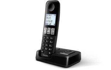 Philips Telefono cordless con segreteria D2351B/23