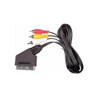 ITB CMGAK107037 cavo e adattatore video 1,5 m SCART (21-pin) 3 x RCA Nero