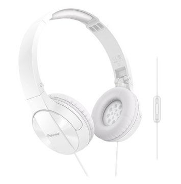 Pioneer SE-MJ503T-W cuffia e auricolare Cablato A Padiglione Musica e Chiamate Bianco