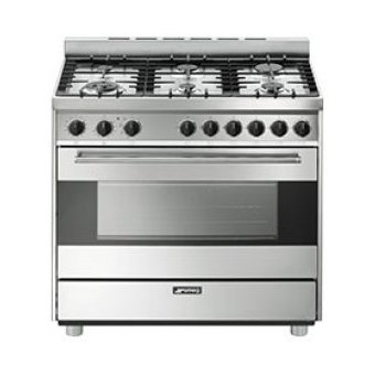 Smeg B9GMXI cucina Elettrico Gas Acciaio inox