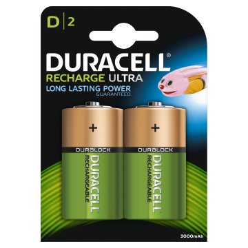 Duracell 5000394055995 batteria per uso domestico Batteria ricaricabile D Nichel-Metallo Idruro (NiMH)