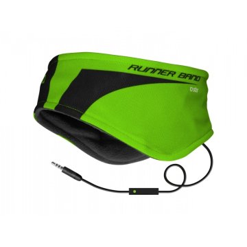 SBS TTSPORTHEADBANDG cuffia e auricolare Cablato A Padiglione Sport Nero, Verde