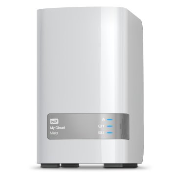 Western Digital My Cloud Mirror dispositivo di archiviazione cloud personale 6 TB Collegamento ethernet LAN Bianco
