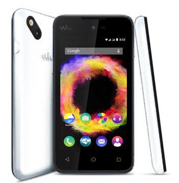 Wiko Sunset 2 10,2 cm (4") Doppia SIM Android 4.4 3G Micro-USB 0,5 GB 4 GB 1300 mAh Bianco